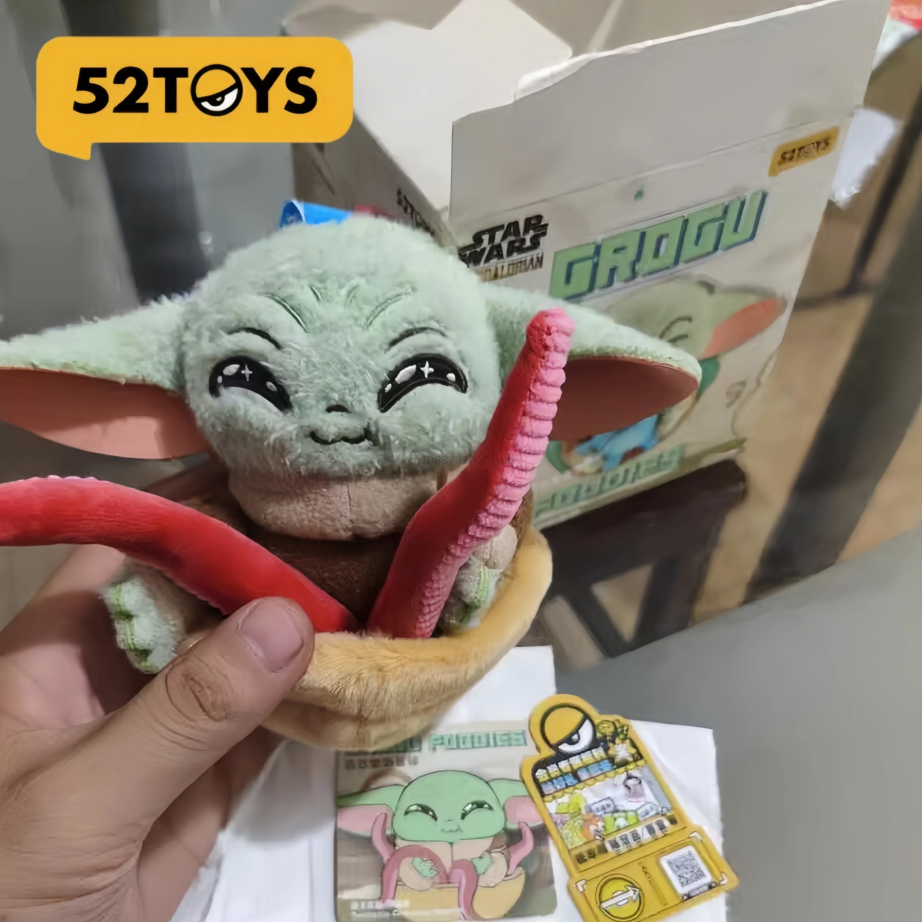 

Star Wars The Mandalorian Genuine 52toys Grogu Plush Full Belly Blind Box Trendy Collectible Toy Bag Pendant Gift For Toy Gifts