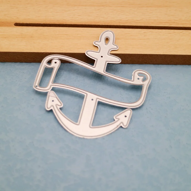 Anchor Rudder Metal Cutting Dies Embossing DIY Album Greeting Card Making Tool Craft Carbon Steel Mold Dies 2024 New Arrivals