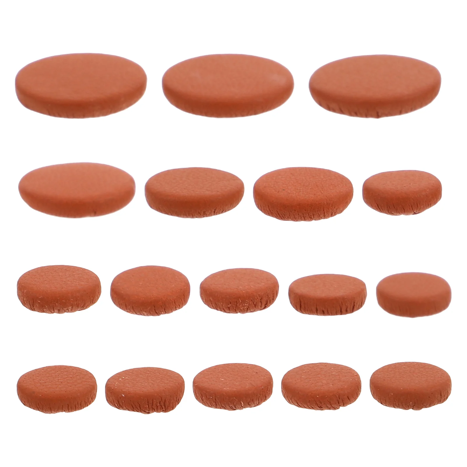 

17 Pcs Clarinet Pads Genuine Repair Kit Sound Hole Cushions Musical Instrument Parts Black Accessories