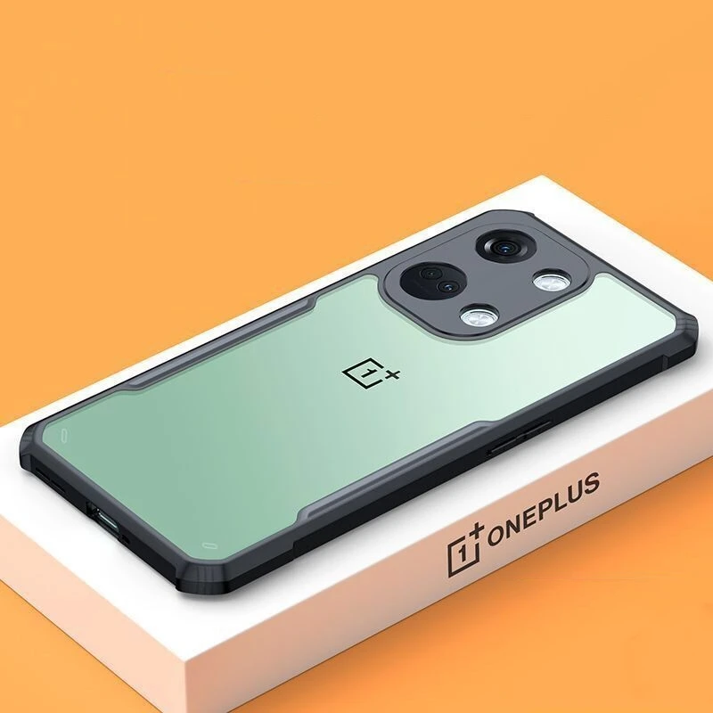 Coque de téléphone transparente pour OnePlus Nord 3 5G ACE 2V, protection de l'appareil photo, pare-chocs en silicone antichoc