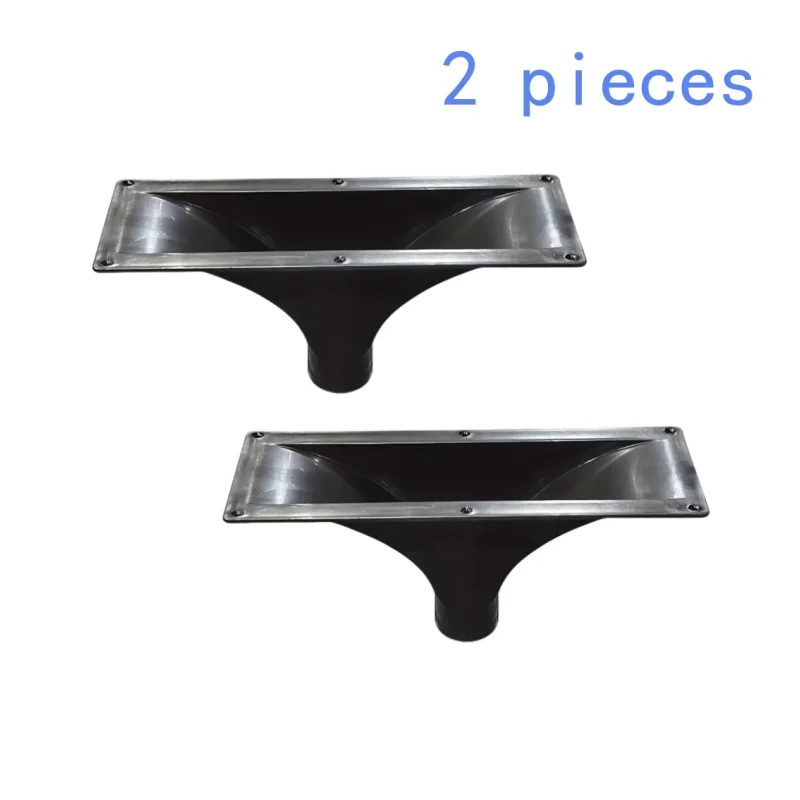 2 Pieces of 300×115mm Rectangular Abs Speaker Horns, Rectangular Speaker Horns, Stage Speaker Horns, Professional Audio Horns, 12inch Box High-Pitched Horns, 15inch Box High-Pitched Horns, Replacement Horns for Engineering Speakers, Audio DIY Modification Parts