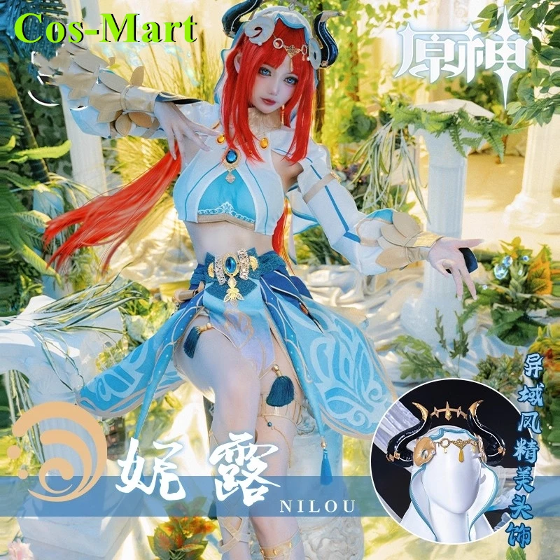 

Cos-Mart Hot Game Genshin Impact Nilou Cosplay Costume Dress Skirt Fashion Battle Uniforms Party Hallowmas Christmas