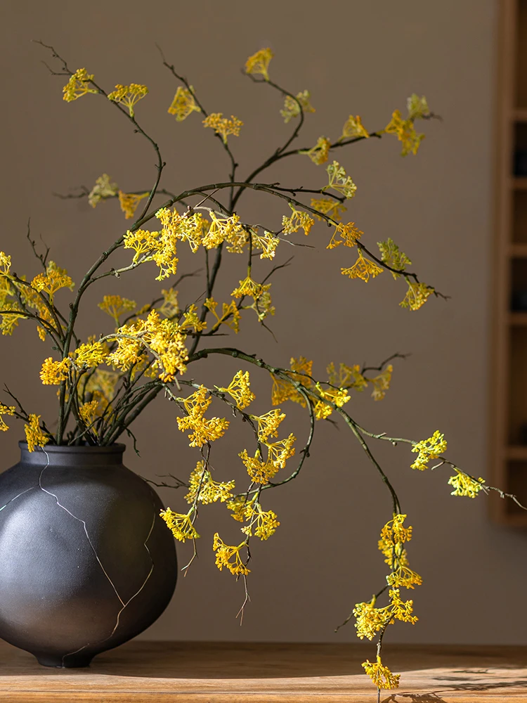 

Винтажные искусственные цветы для домашнего декора, реалистичные букеты из пластиковых цветов для гостиной