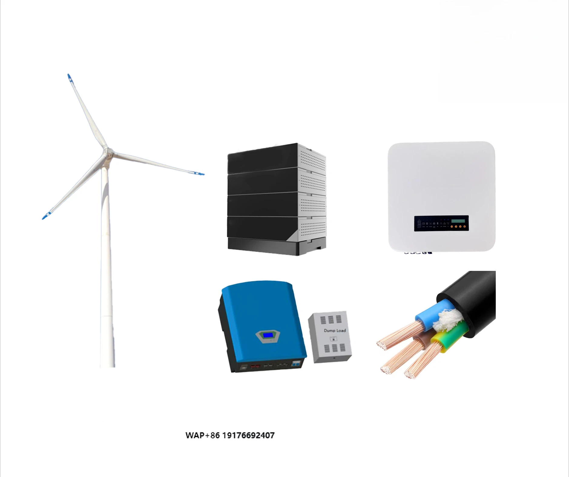 JINSUN Wind Turbine Off-grid System Lithium Ion Battery 48V-400V 50/60Hz Highway Use Model 7 Pre-sales Design New Energy
