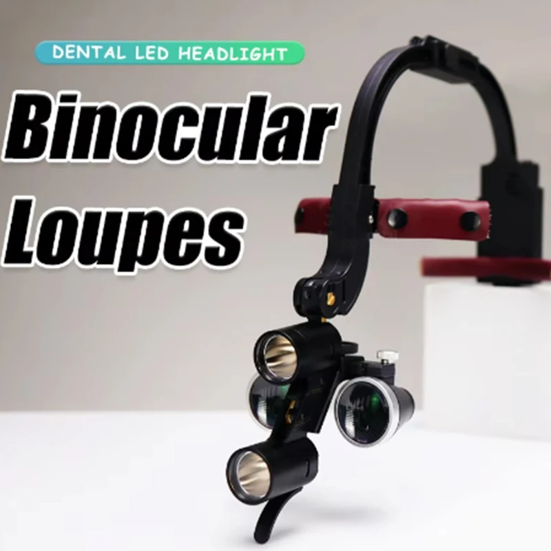 

Dental medical head-mounted magnifying glass with headlamp Dentist Orthopedics Otolaryngology Plastic surgery Examination