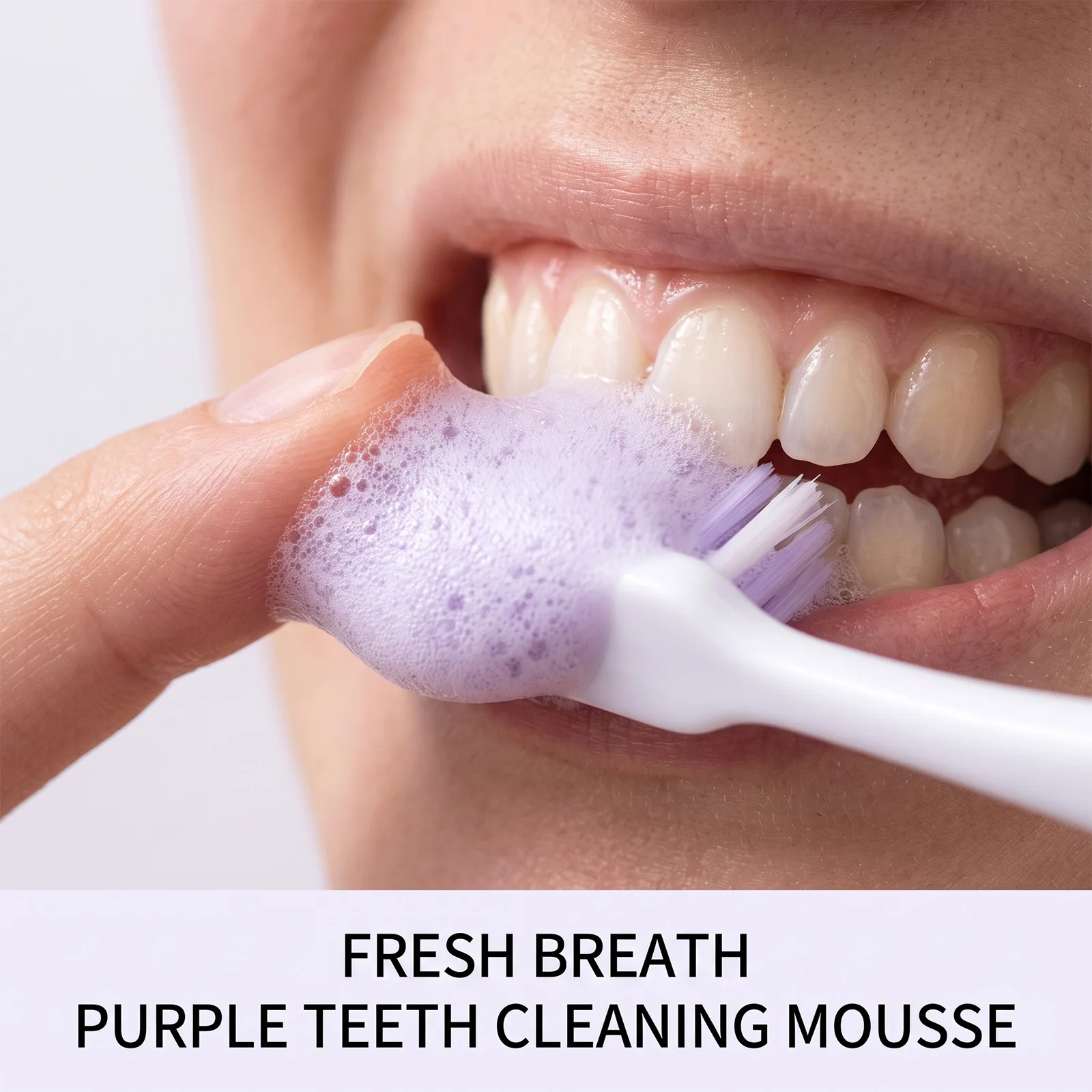 معجون أسنان بنفسجي على شكل رغو - مراجعة Teeth Whitening Best وسعره