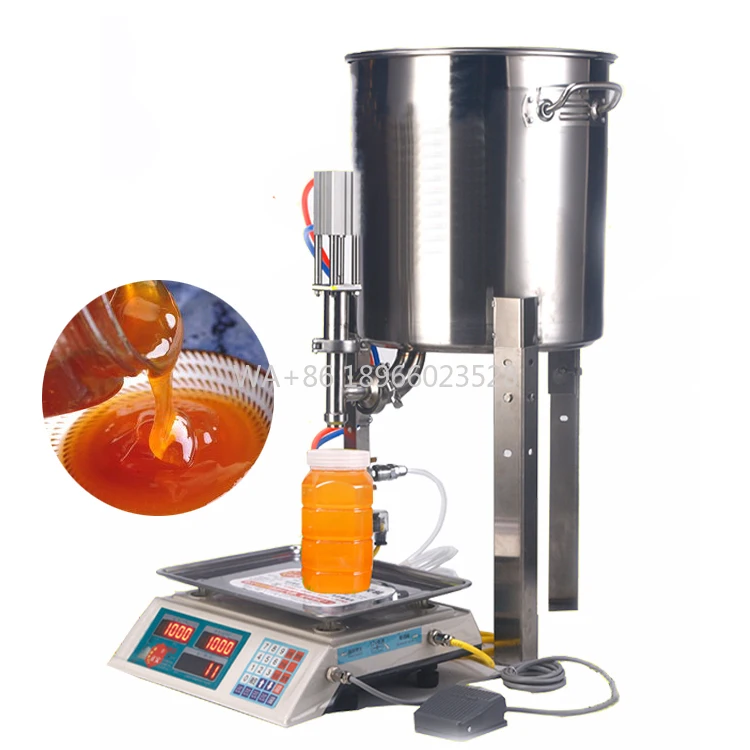 متعددة الوظائف الهوائية العسل تعبئة حشو الكاتشب المياه السائلة آلة تعبئة مستحضرات التجميل #1