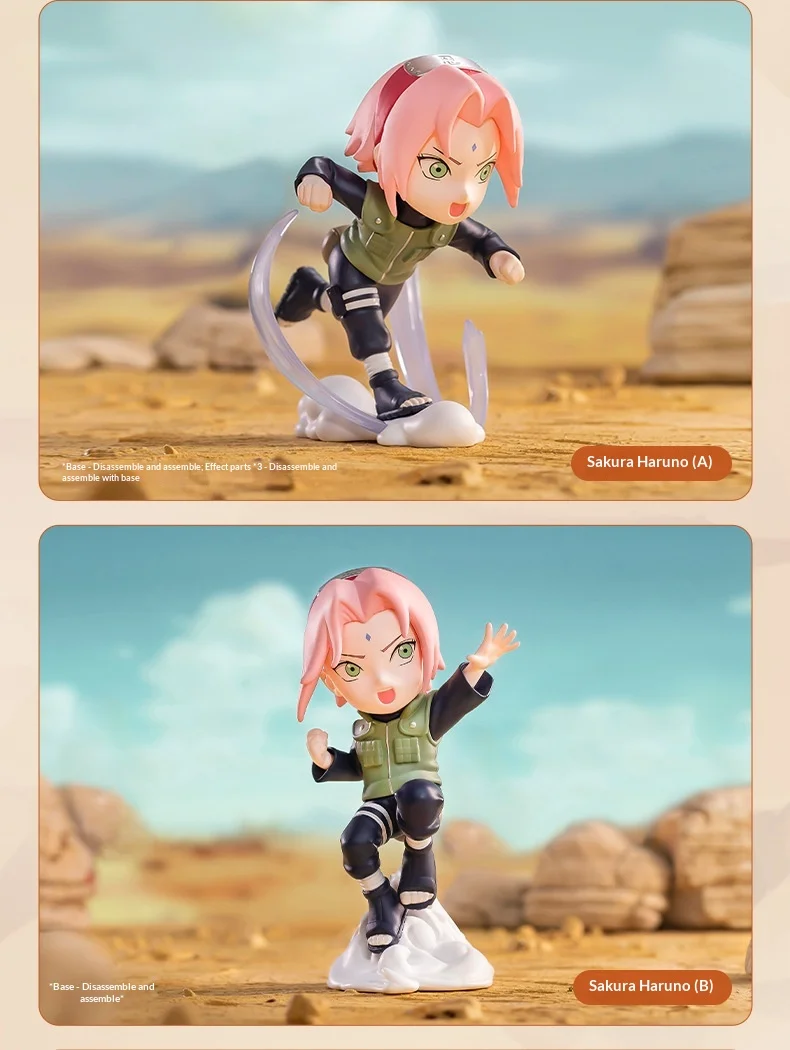 Echte POPMART Naruto Fourth Great Ninja War Blind Box Anime Sammler-Actionfigur Naruto Uzumaki Dekoration Weihnachtsgeschenk – Detail 11