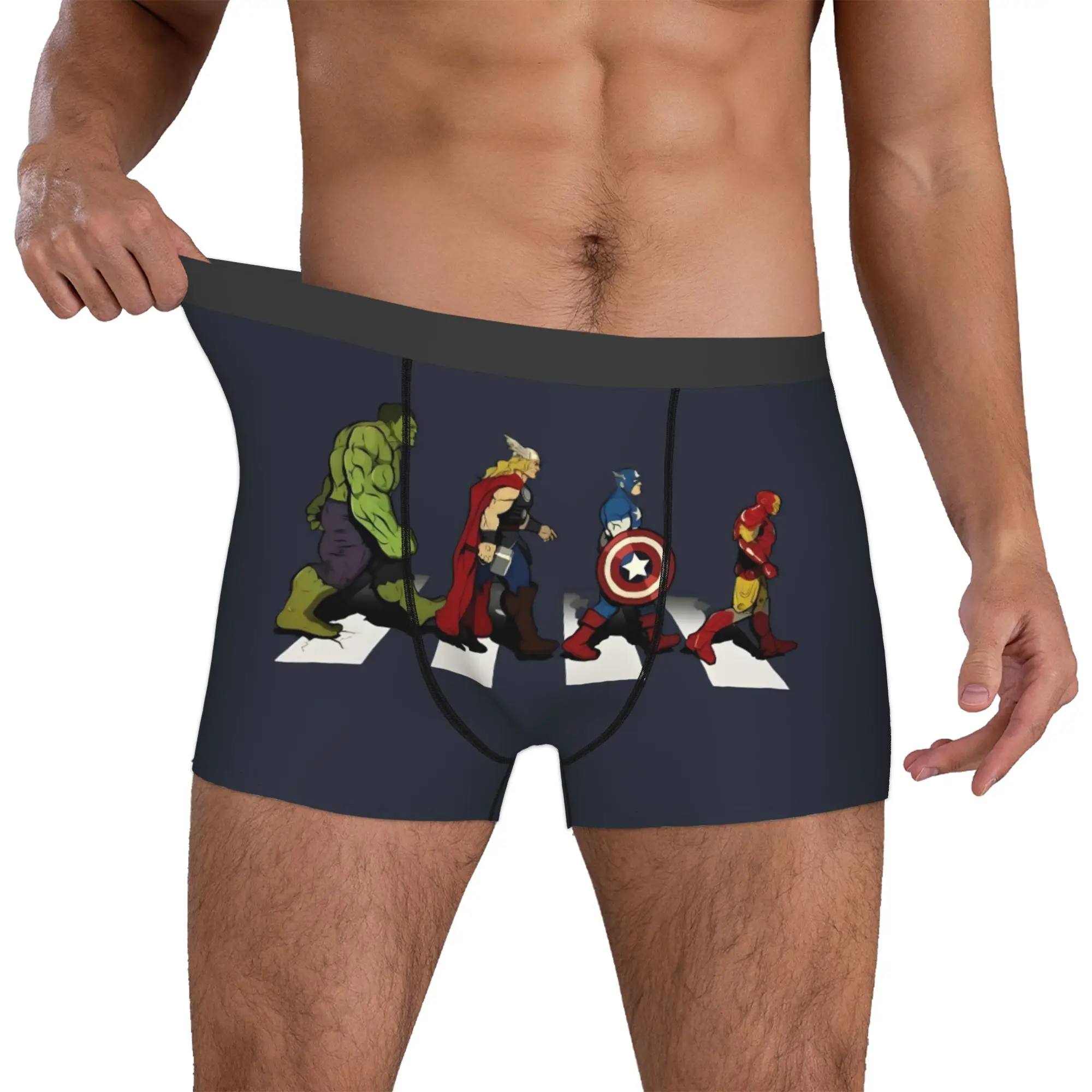 

Custom Novelty H-Hulks Boxers Shorts Panties Male Underpants Breathable Comics Briefs Underwear