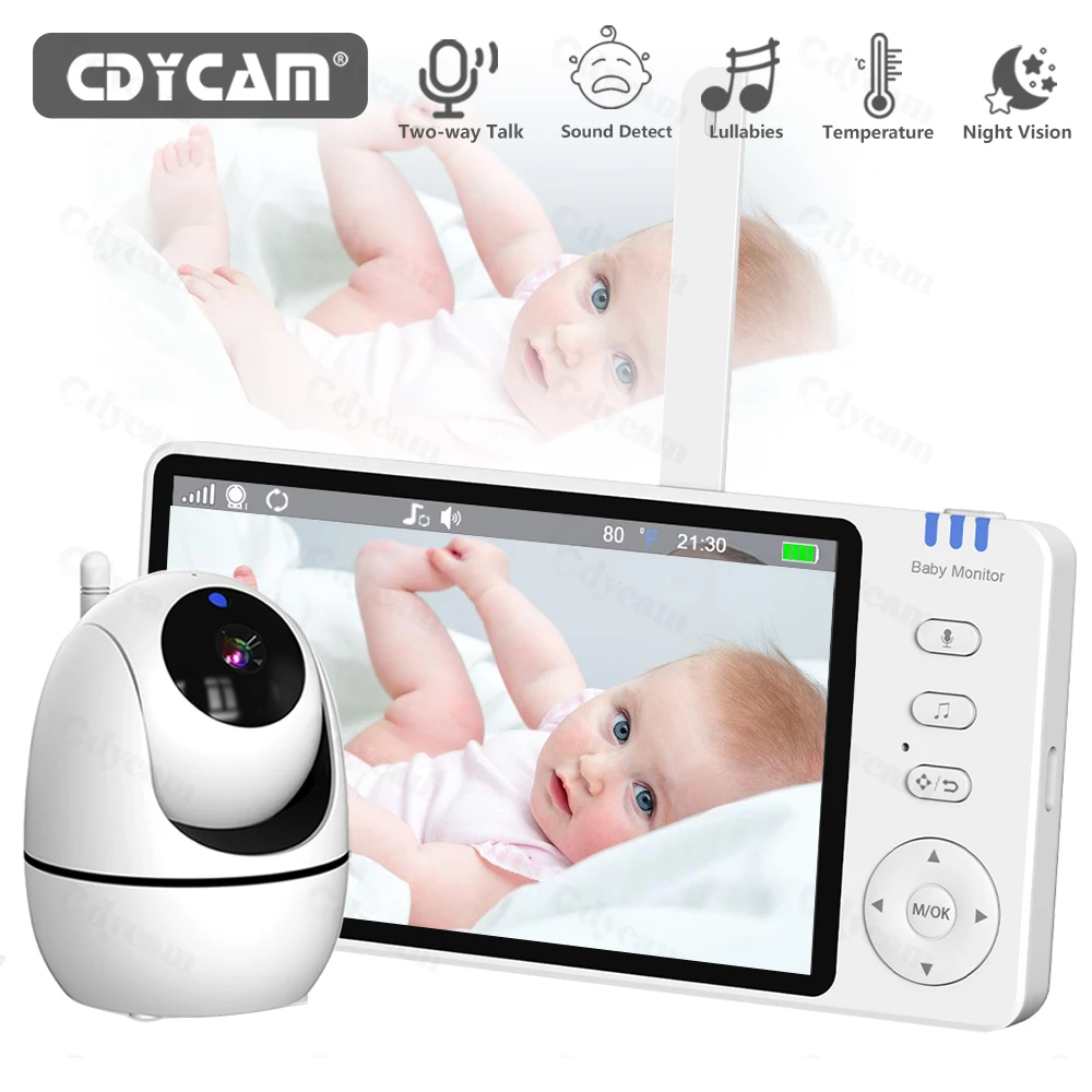 Video Baby Monitor with Cam and Audio,5