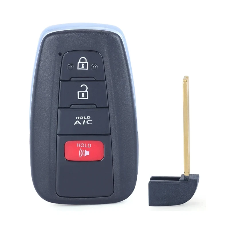 CN007330 4 ปุ่มสมาร์ทรีโมทกุญแจรถ 314.3MHzสําหรับToyota Prius Prime 2017 2018 2019 2020 2021 HYQ14FBE 231451-0410