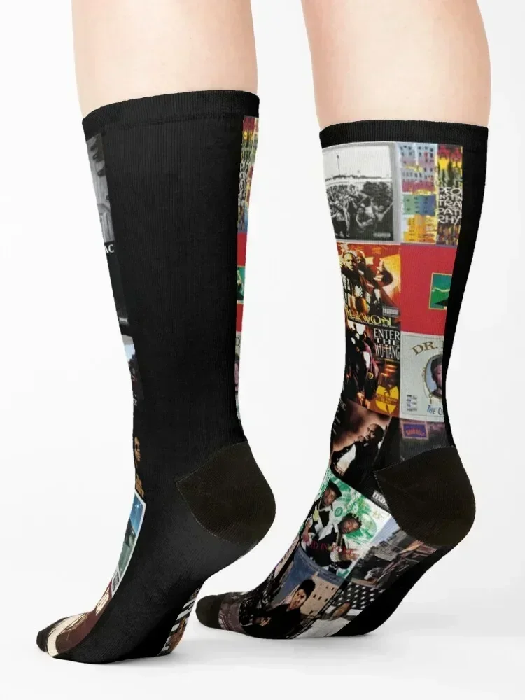 Classic hip hop albums Socks winter Novelties cartoon moving stockings Women's Socks Men's