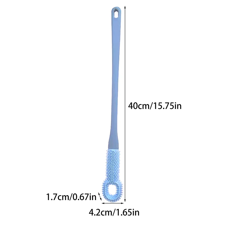 Toe Cleaning Brush Skin Exfoliation Shower Feet Cleaner Scrub Foot Brush With Long Handle Foot Scrubber For Men And Women Senior