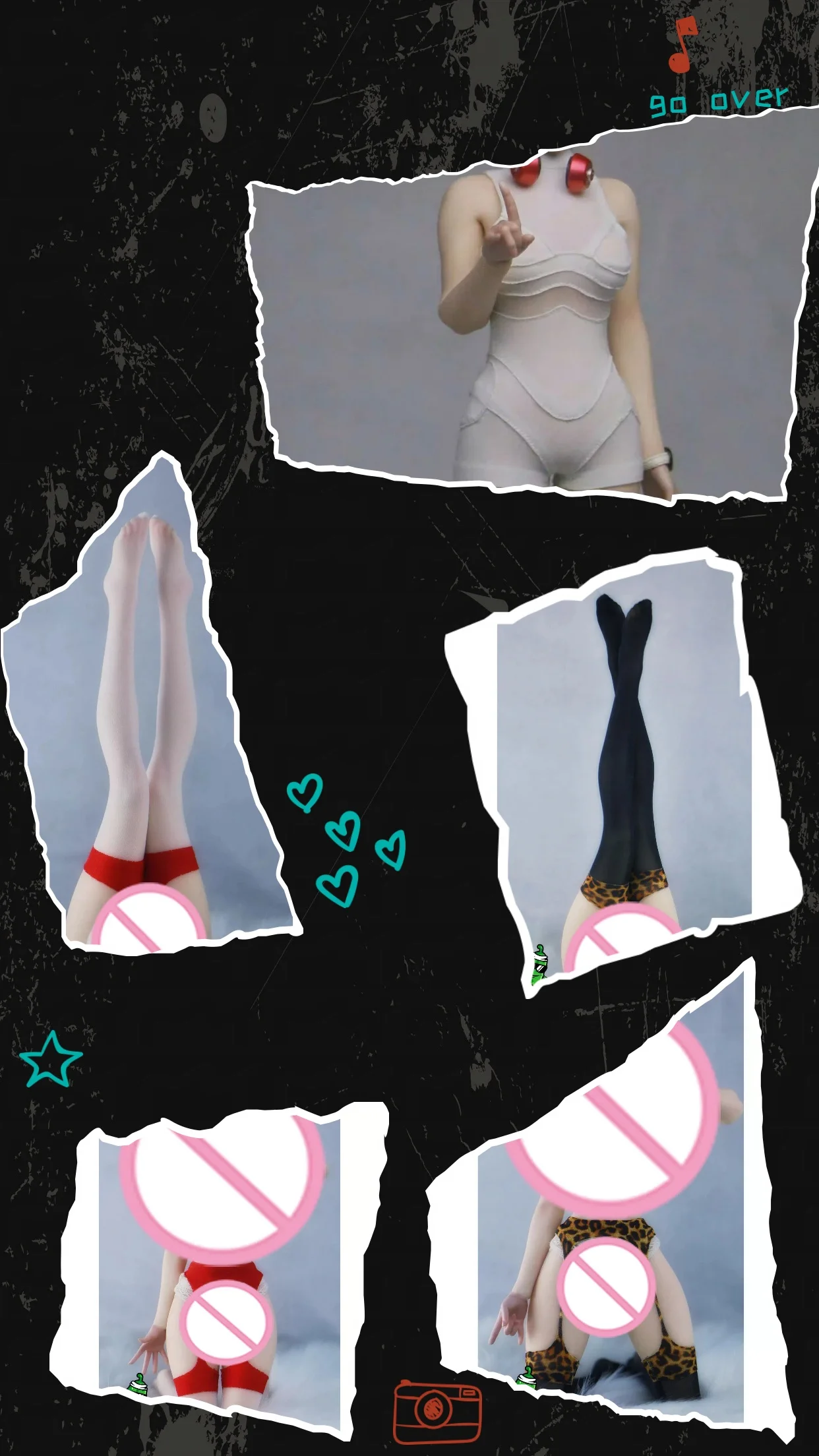 

Pre-sale 1/6 Scale Female Soldier High-stretch Suspender Stockings Slim-fitting Hip-hugging Bodysuit For 12''Action Figure Model