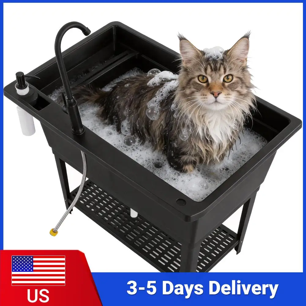 

Отдельностоящая пластиковая раковина для прачечной с краном из нержавеющей стали и дозатором для мыла, уличная станция для мытья рук для прачечных помещений