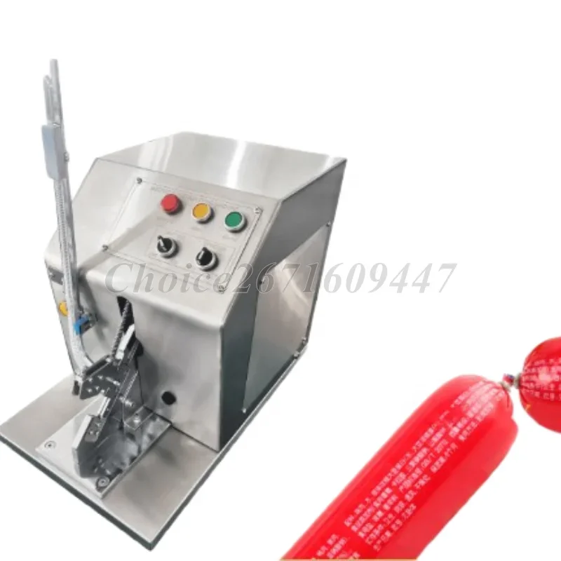 

Automatic Electric Single U Shape Vegetables Plastic Bag Sealing Tying Clipping Machine Sausage Clipper