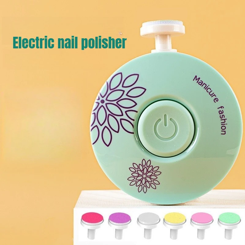 Electric Baby Nail Trimmer Kid Nail Polisher Tool Infant Manicure Scissors Baby Hygiene Kit Baby Nail Clipper Cutter for Newborn