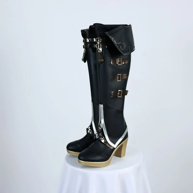 Honkai Star Rail Feixiao COS Sapatos Novo design de couro macio Cosplay Cosplayers Sapatos para menina menino sapatos de couro PU