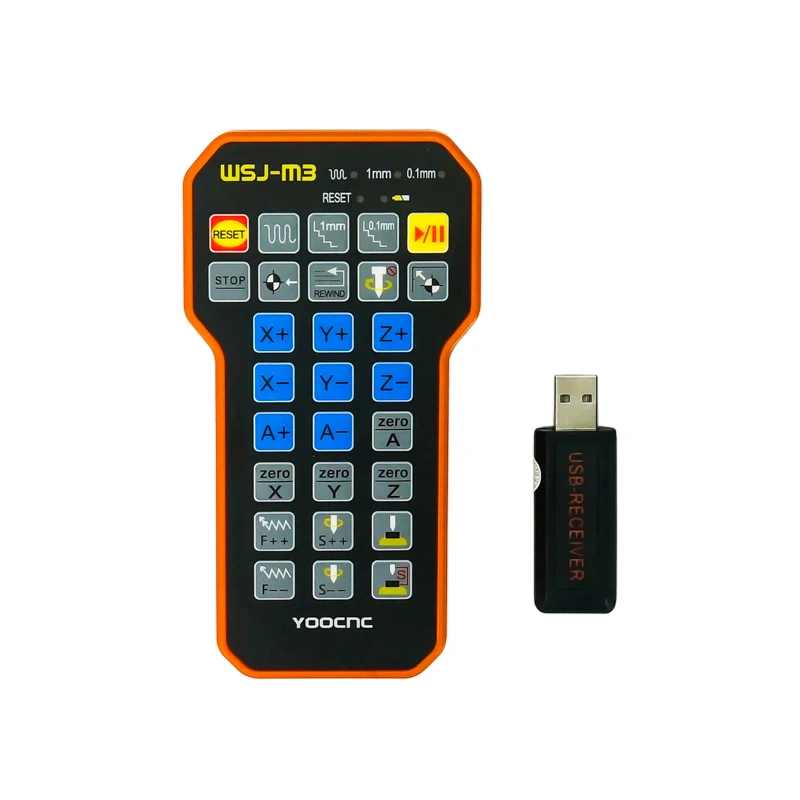 Wireless Handwheel for Wood Engraving Cutting Milling Machine USB Remote Control Hand Wheel Mach3 MPG Metal Engraver Cutter Tool