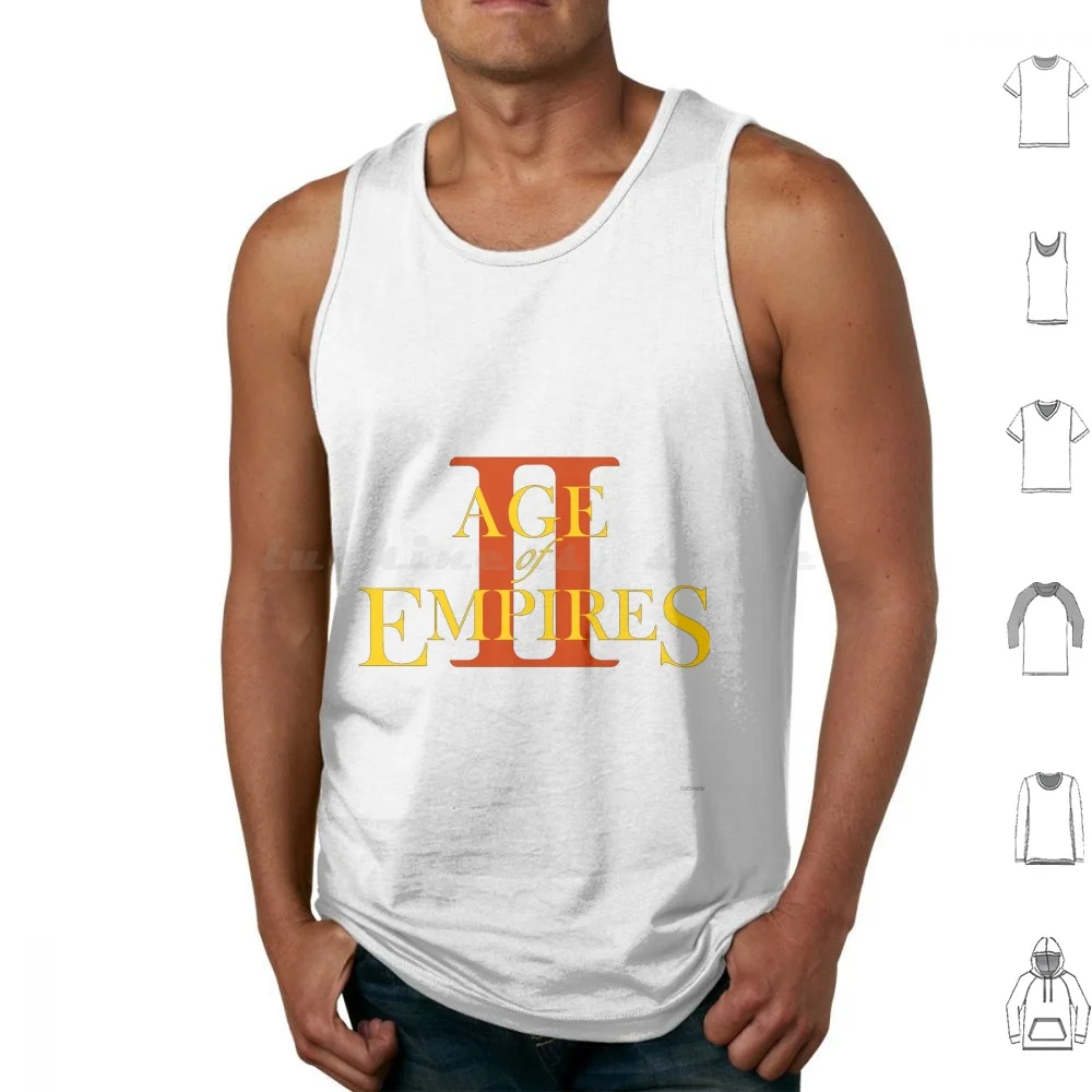 Camisetas sem mangas com logotipo Age Of Empires, estampadas em algodão, Age Of Empires, jogo de computador, PC, sistema operacional Windows, Age Of Mythology, logotipo Viper