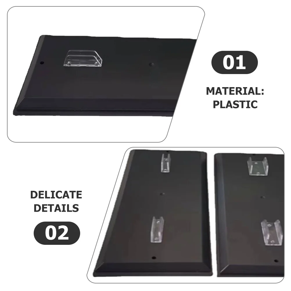 2Pcs 1:12 Modell Basis Motorrad Modell Lagerung Racks Display-ständer Lagerung Rack Quad Racing Bike Spielzeug Halter Anlage Stehen