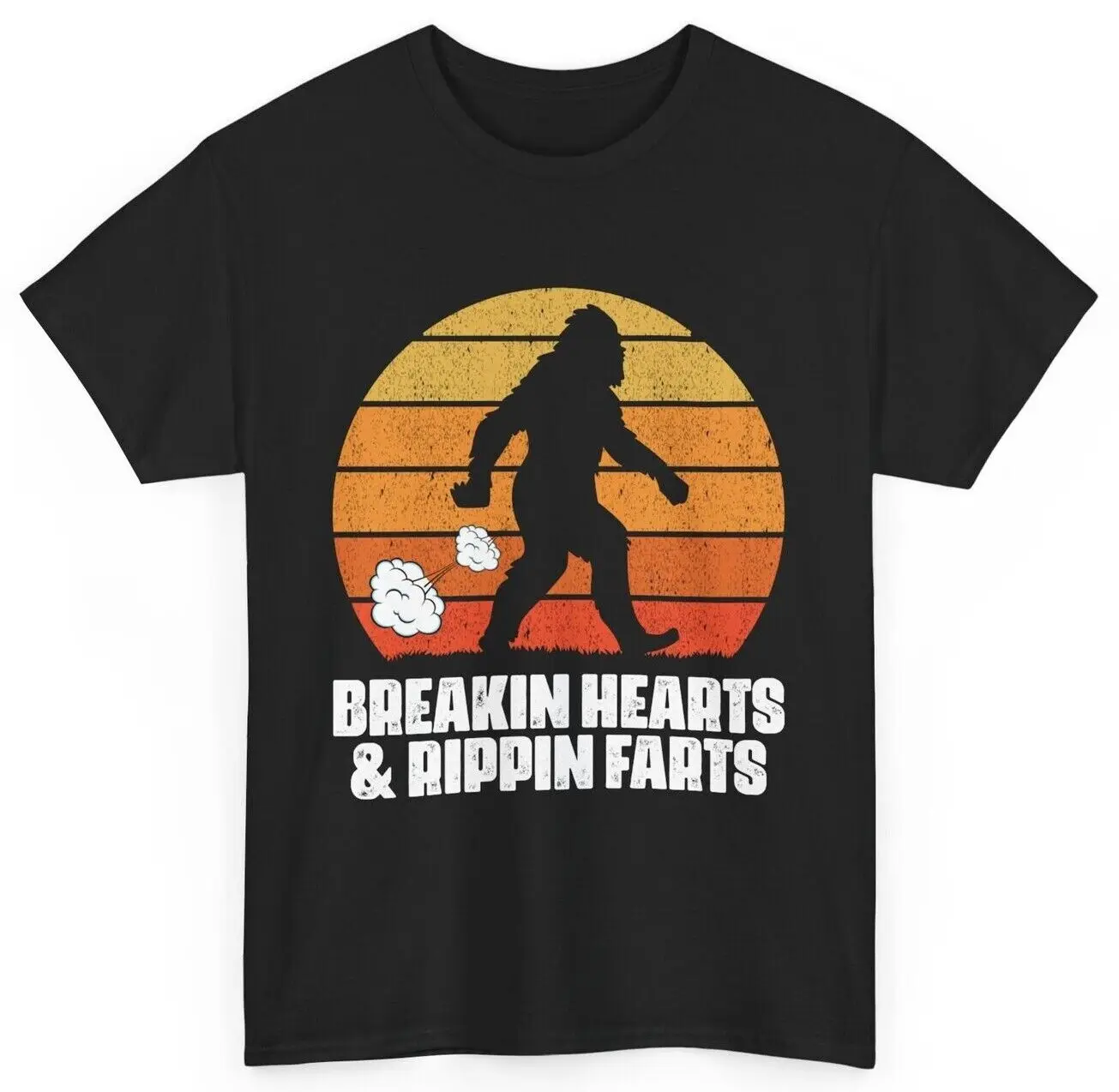 Bigfoot Shirt, Bigfoot Breakin Hearts & Rippin Farts Shirt, Sasquatch Shirt