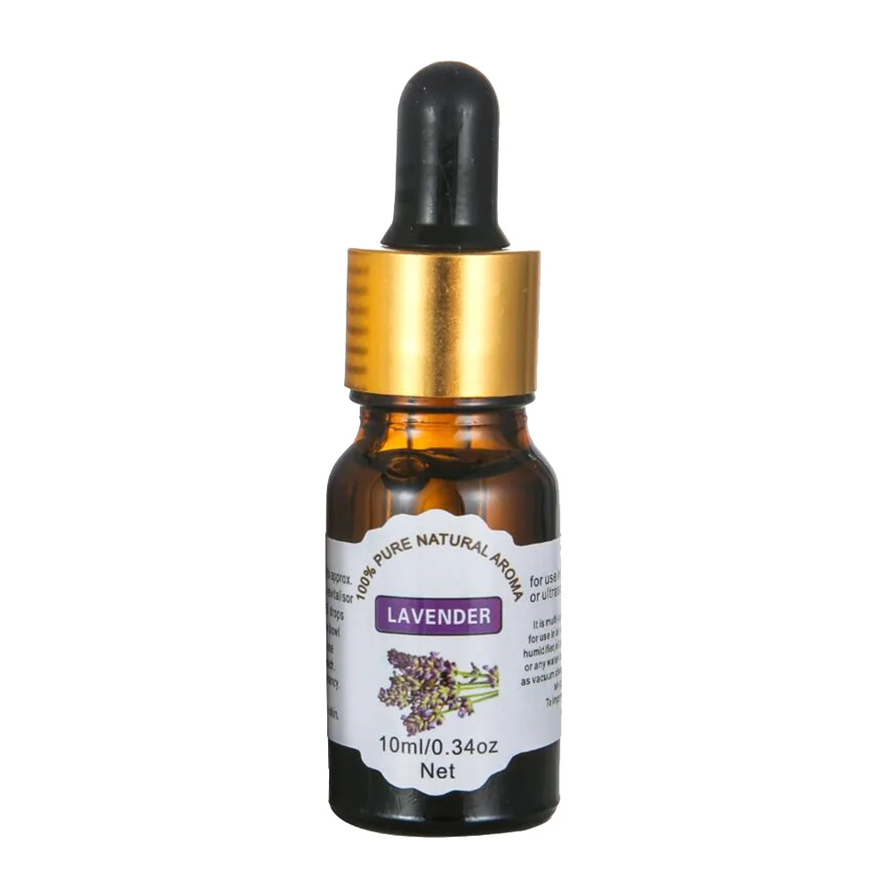 น้ำมันหอมระเหยที่ละลายน้ำได้ 10 มล. สำหรับเครื่องเพิ่มความชื้นในอากาศ เครื่องกระจายกลิ่นหอม น้ำหอมปรับอากาศ ใช้ในบ้าน สำนักงาน รถยนต์ กลิ่นลาเวนเดอร์