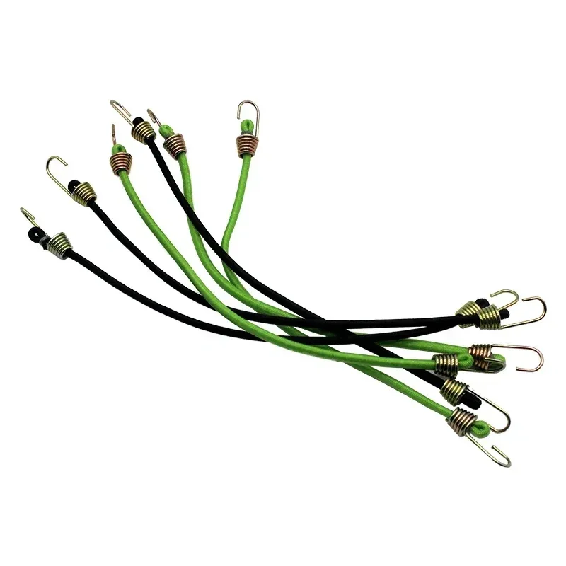 Elastische Bungee-Schnur Hoch leistungs gepäck gurte Seil haken 25cm Stretch-Krawatten zelt Outdoor-Zubehör – Detail 5