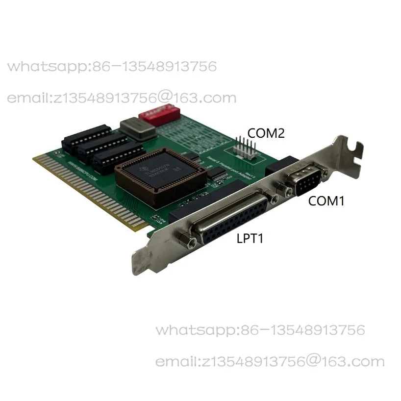 ISA serial/parallel/printer card COM1 COM2 LPT Card computer interface card spot