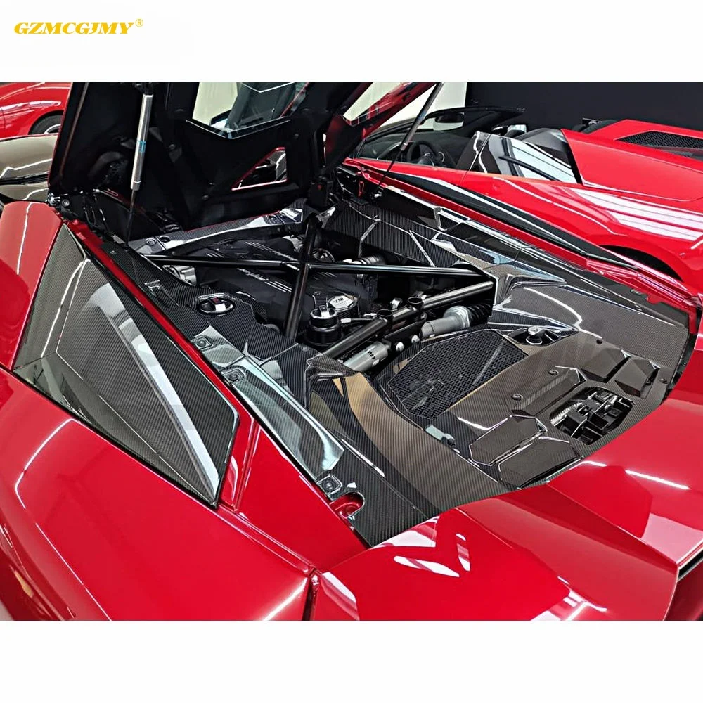 

Custom-Fit Auto Accessories Carbon Fiber Engine Hood For Lamborghini Awentaduo LP700 Engine Cove