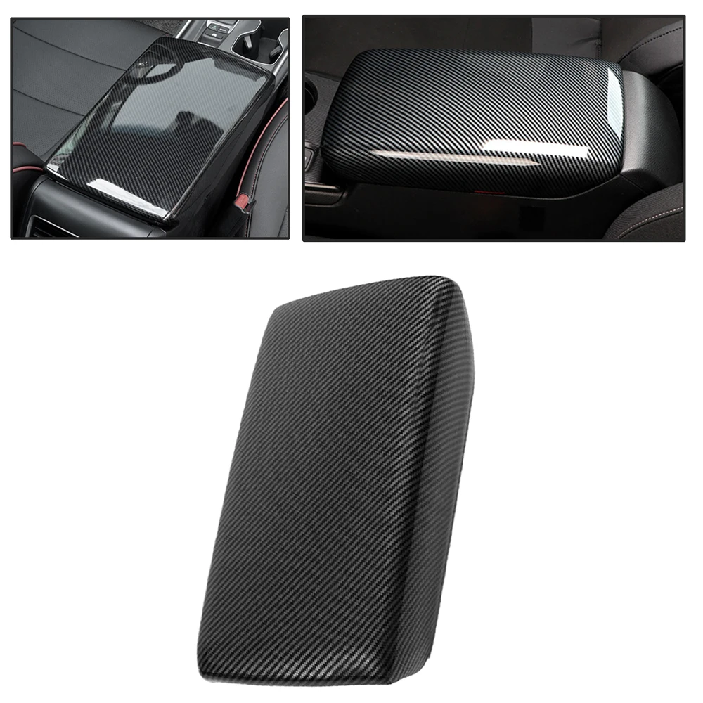 

ABS Carbon Fiber Grain Center Console Armrest Box Protection Cover Trim For Honda Civic 11th gen 2021-2023 Styling Accessories