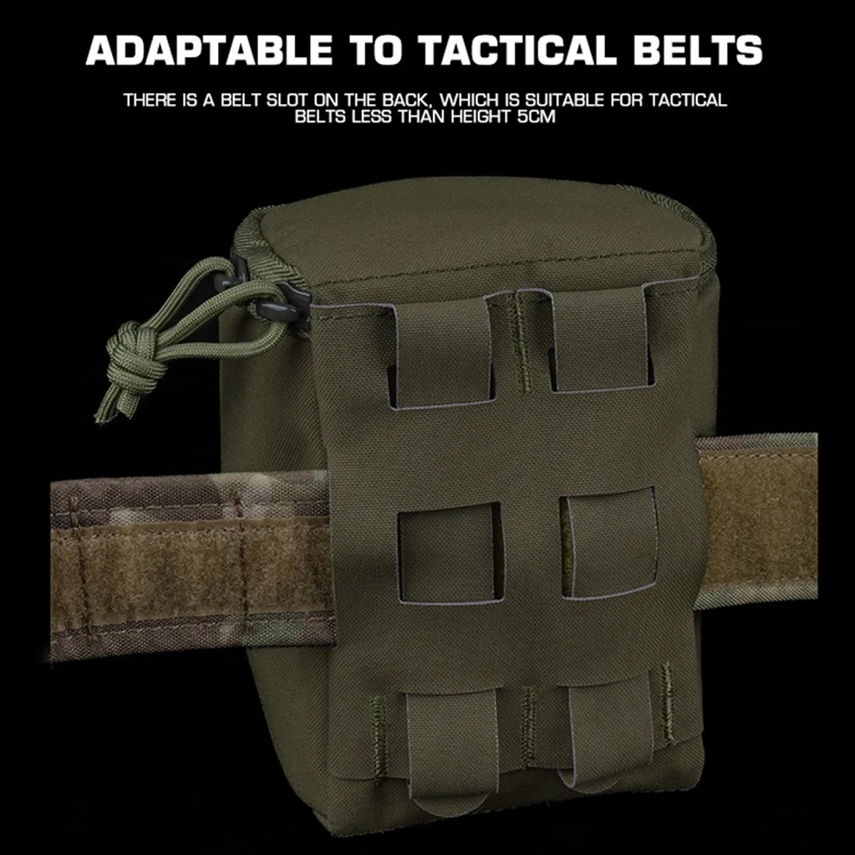 An/Pvs31 Binocular Night Vision Device Protection Storage Bag Tactical Molle Belt Accessory Bag for Outdoor Hunting Shooting