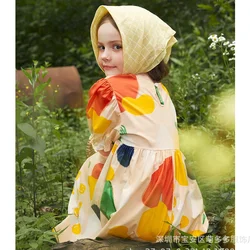 Kids Girls Dresses 2022 New Summer Colorful Princess Dresses Children  Clothing Baby Casual Clothing Vestidos