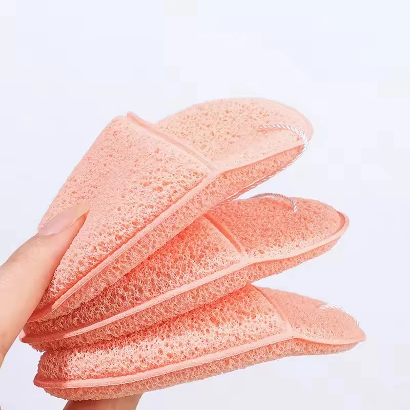 3 個の水滴型手袋洗顔スポンジ - フェイシャルケア用のディープクレンジングパフ、ポータブルで旅行に便利なスキンクレンジングツール