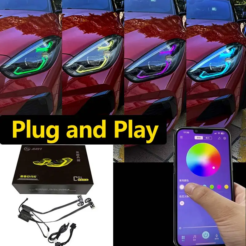 

J ONE for BMW G29 Z4 RGBW Multicolor DRL Daytime Running Lights CSL Yellow DRL LED Board Lemon Yellow Red Amber sDrive20i M40i