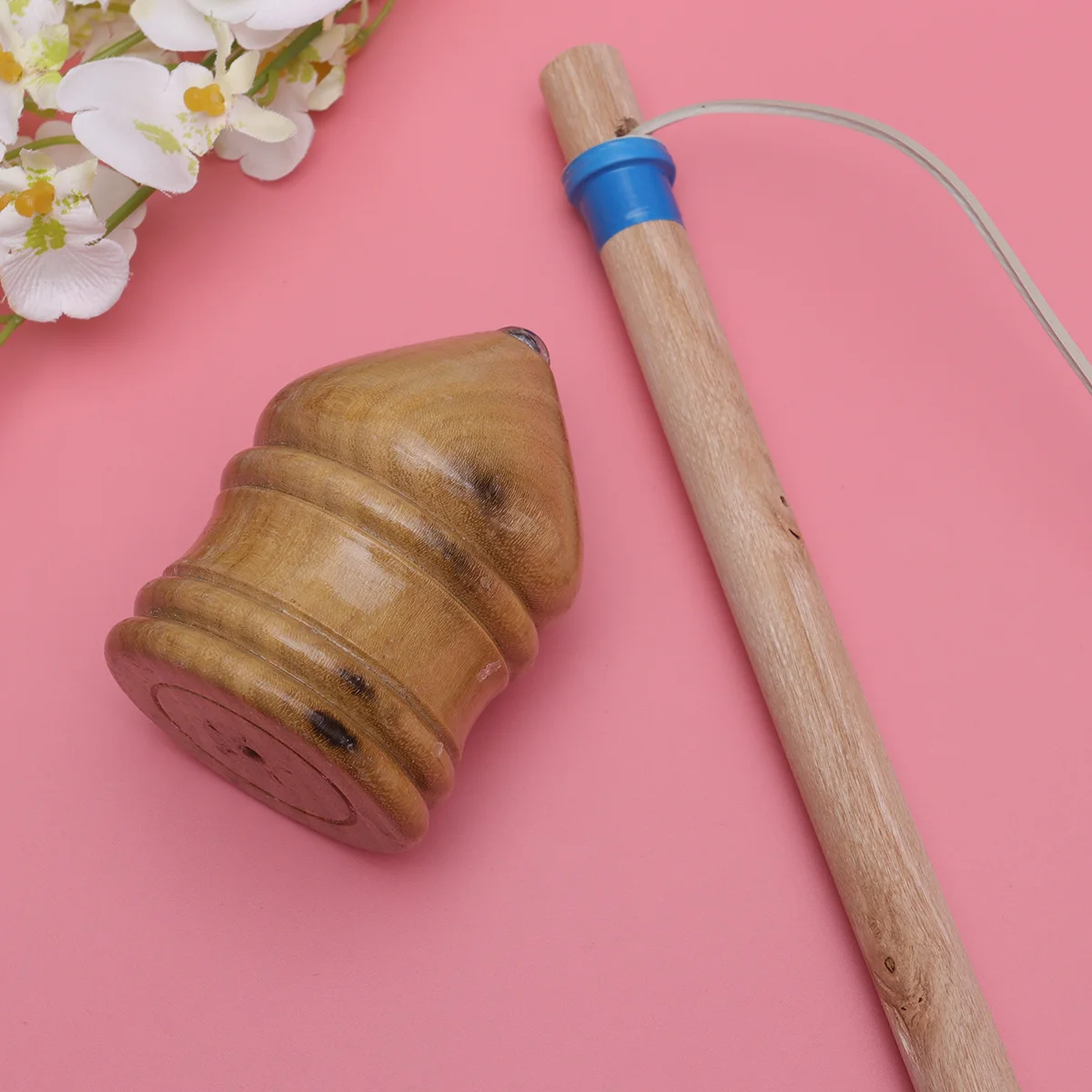 

Деревянный гироскоп с прищепкой из дерева вяза, 6 см, коричневый, винтажный, сделай сам, развивающая игра для детей, развлечение координации рук