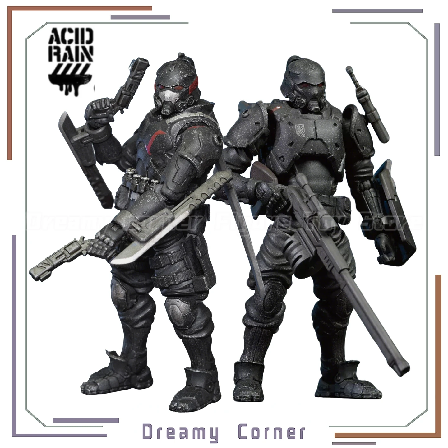 

【In Stock】Acid Rain War FAV-A123 Haboku FAV-A124 Ujaku 1/18 Action Figure