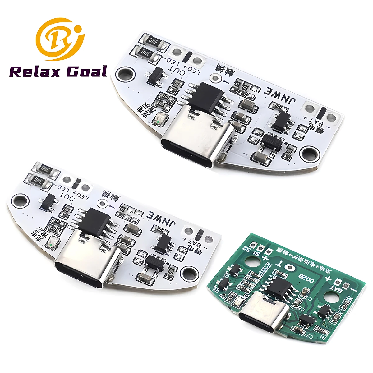 1-3PCS Table Lamp Circuit Board Type-C USB Charging Three Gear Stepless Dimming Led Touch Small Night Lamp Control Module