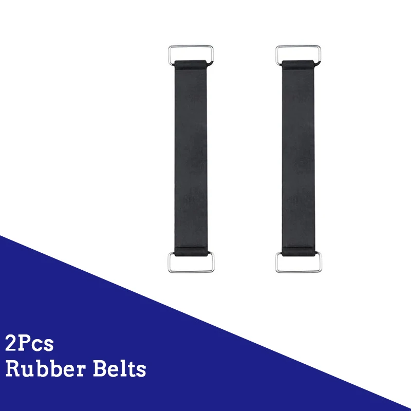 2pcs 18-23cm Motorcycle Rubber Battery Strap Holder Belt For All Motorcycles, Tricycles, Scooters