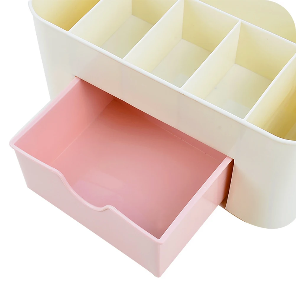 

2Pcs Box Desktop Makeup ganizer Drawers Lipstick Case PP Desktop Makeup Drawers Material Space Saving Beauty Tool