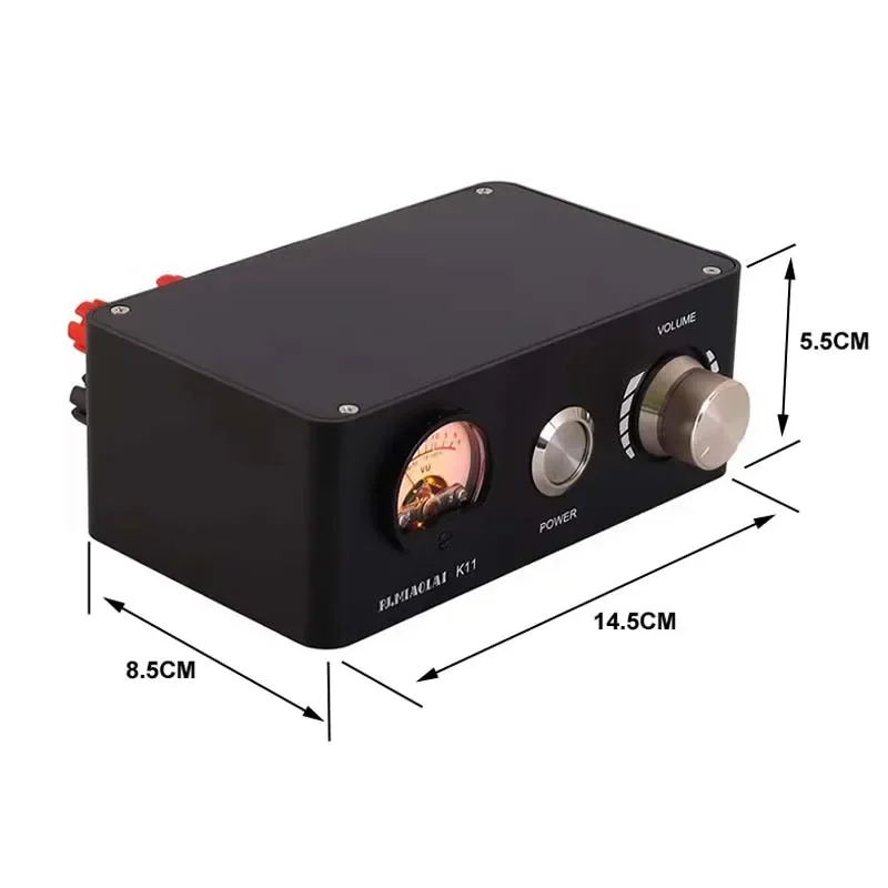 HIFI مكبر كهربائي 80 واط * 2 عالية الطاقة MA12070 + NE5532 Op Amp العمارة المزدوج دائرة متوازنة مضخم الصوت المدمج في VU متر