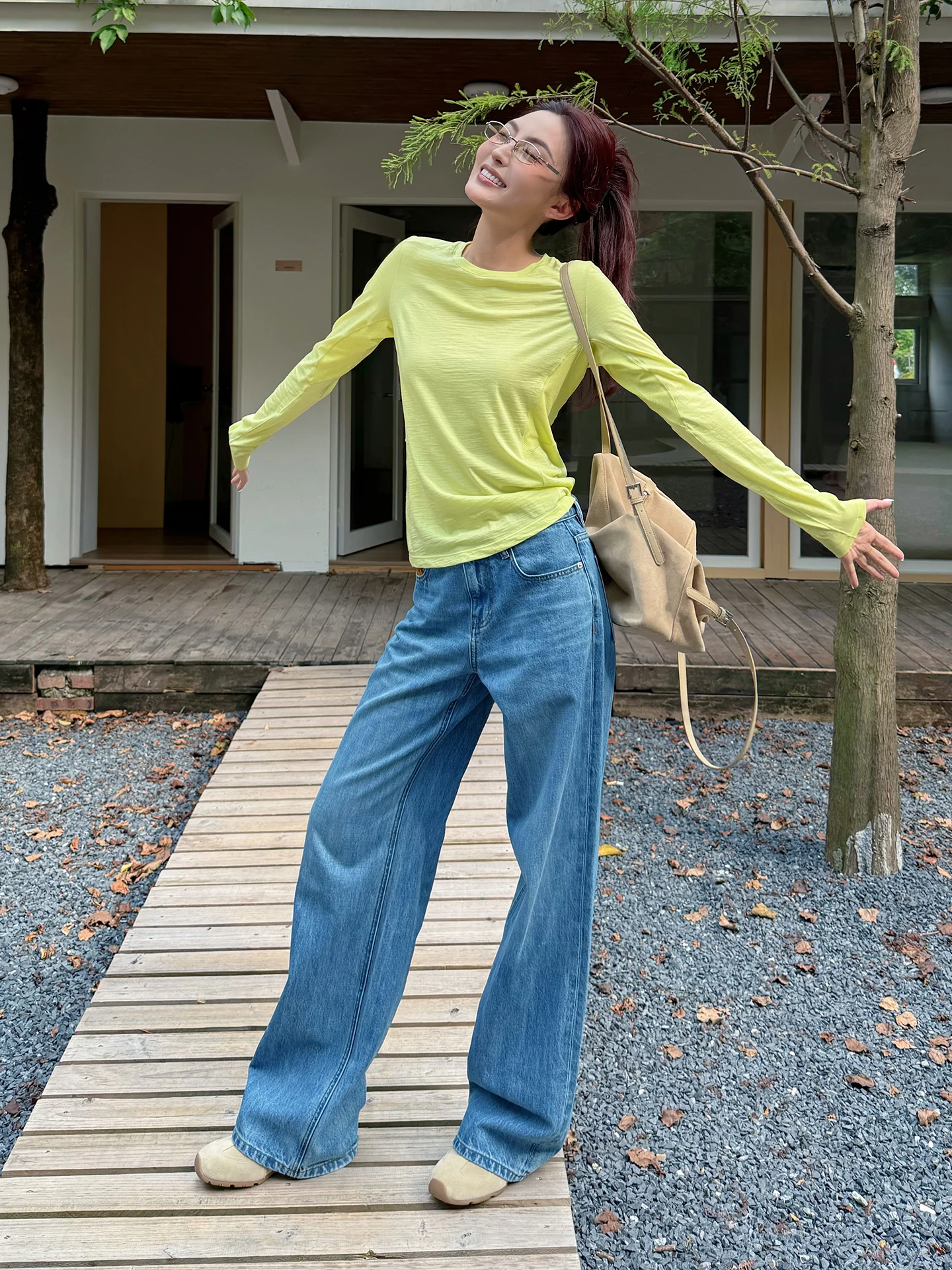 

Свободные джинсы прямого кроя из 100% хлопка, повседневные брюки с карманами для женщин, удобные и модные джинсы