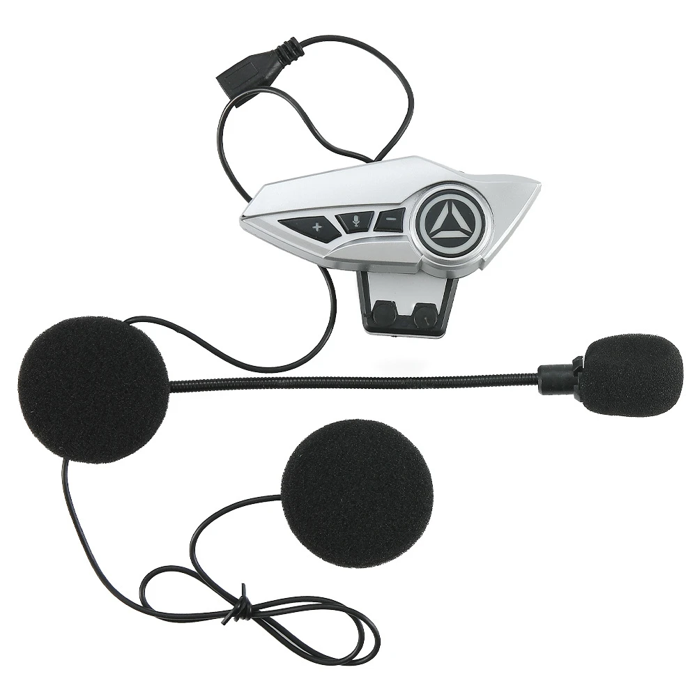 BT18 Rueda de ruleta Control de rotación casco de motocicleta auriculares compatibles con Bluetooth 5,3 auriculares inalámbricos IP67 impermeables