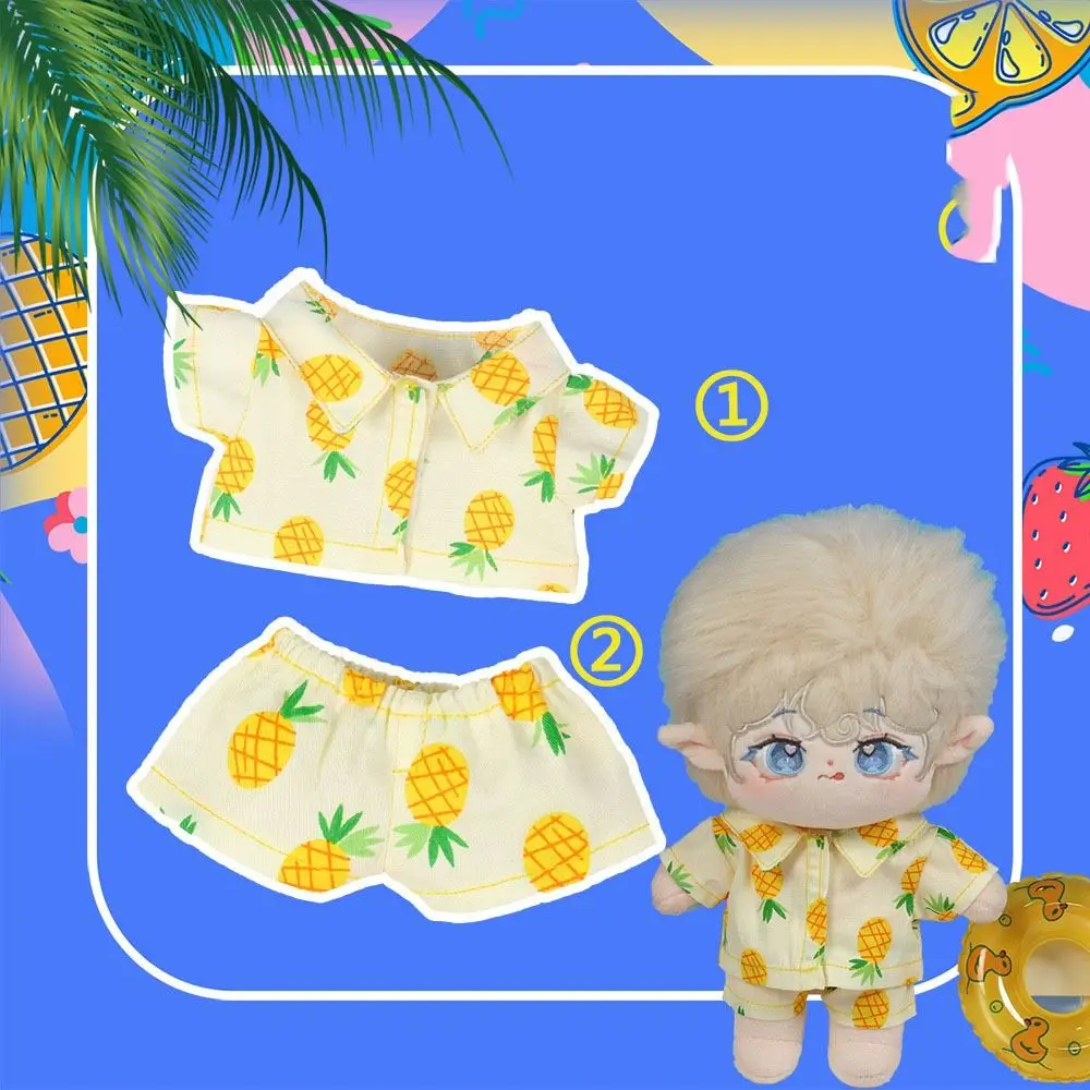 Mini-slaapkleding Fruit Strandpyjama Overall Kleding Meerkleurig 20 cm Katoenen kleding Ondervacht Minikleding Kindercadeau