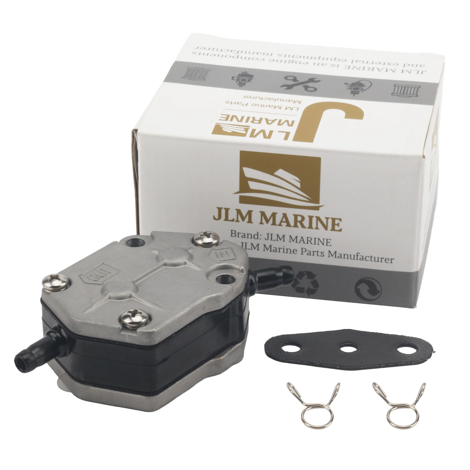 

JLM Marine Outboard Fuel Pump for Yamaha 2 Stroke 25 30 40 55 60 70 85 90 HP Boat Motor 692-24410-01 6A0-24410-00 663-24410-00