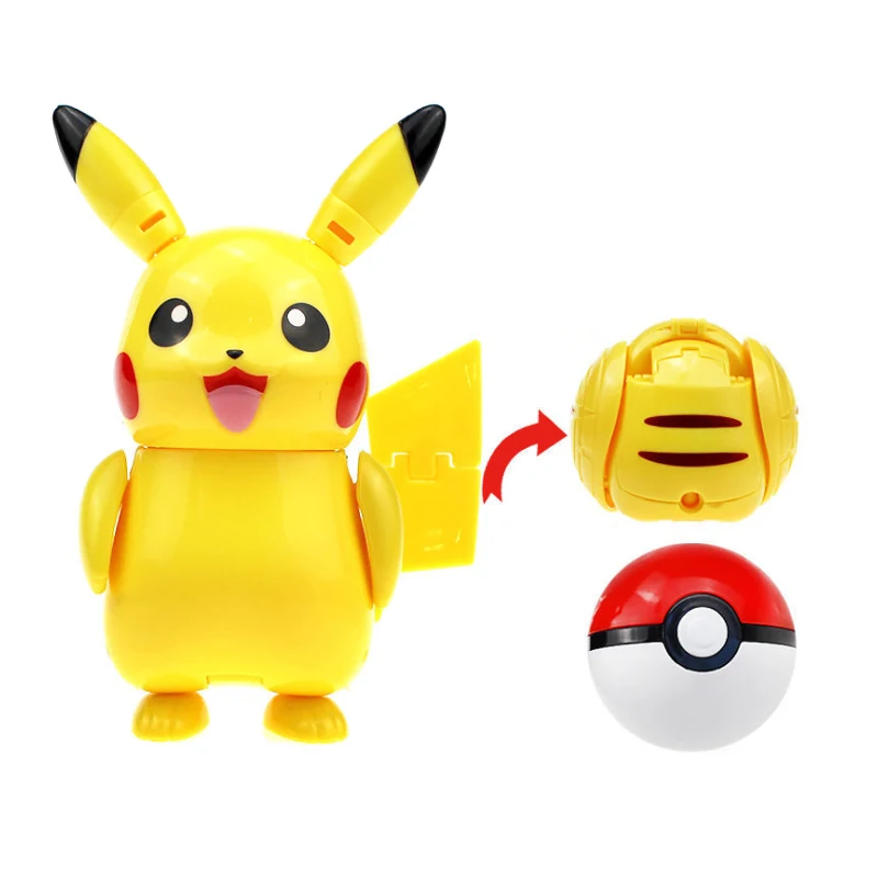 Pikachu mewtwo gyarados Pocket Monster pokeball ตุ๊กตาขยับแขนขาได้โปเกมอนของขวัญของเล่นเด็ก