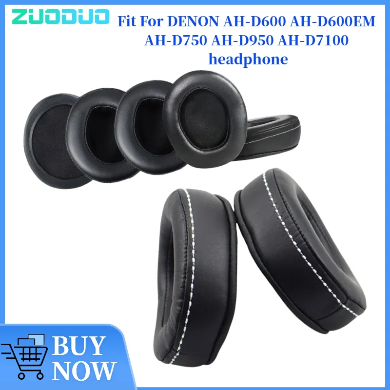 

ZUODUO Earphone pads For DENON AH-D600 AH-D600EM AH-D750 AH-D950 AH-D7100 replacement Earpads headphones Soft Memory Foam Pads