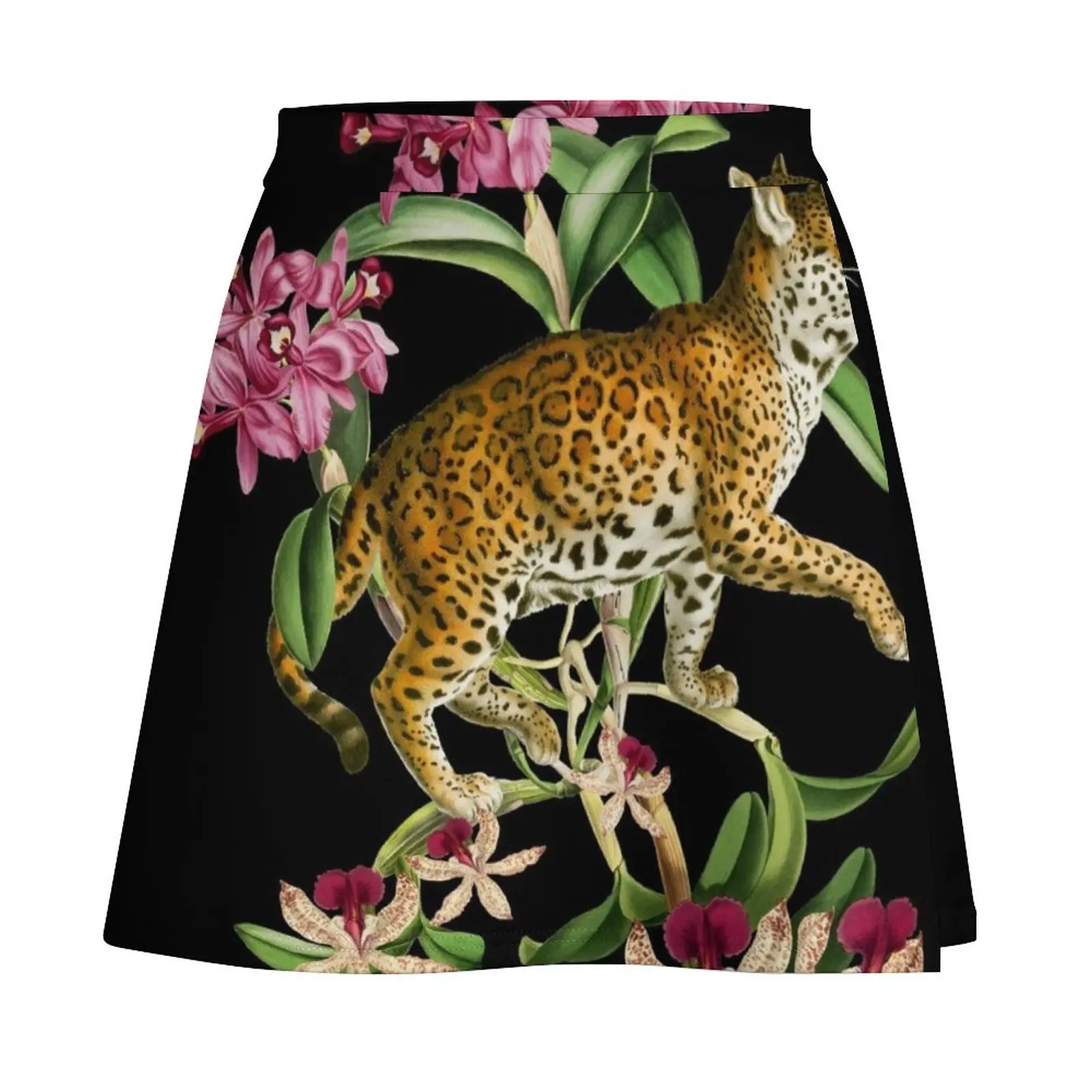 Leopard Mini Skirt womens skirts korean style Clothing female Mini Skirt