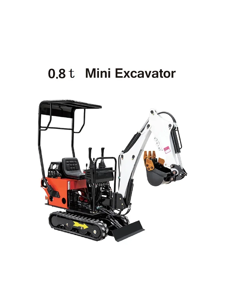 آلة حفار الأرض الصغيرة ذات الحفارة الصغيرة 08ton للبيع
