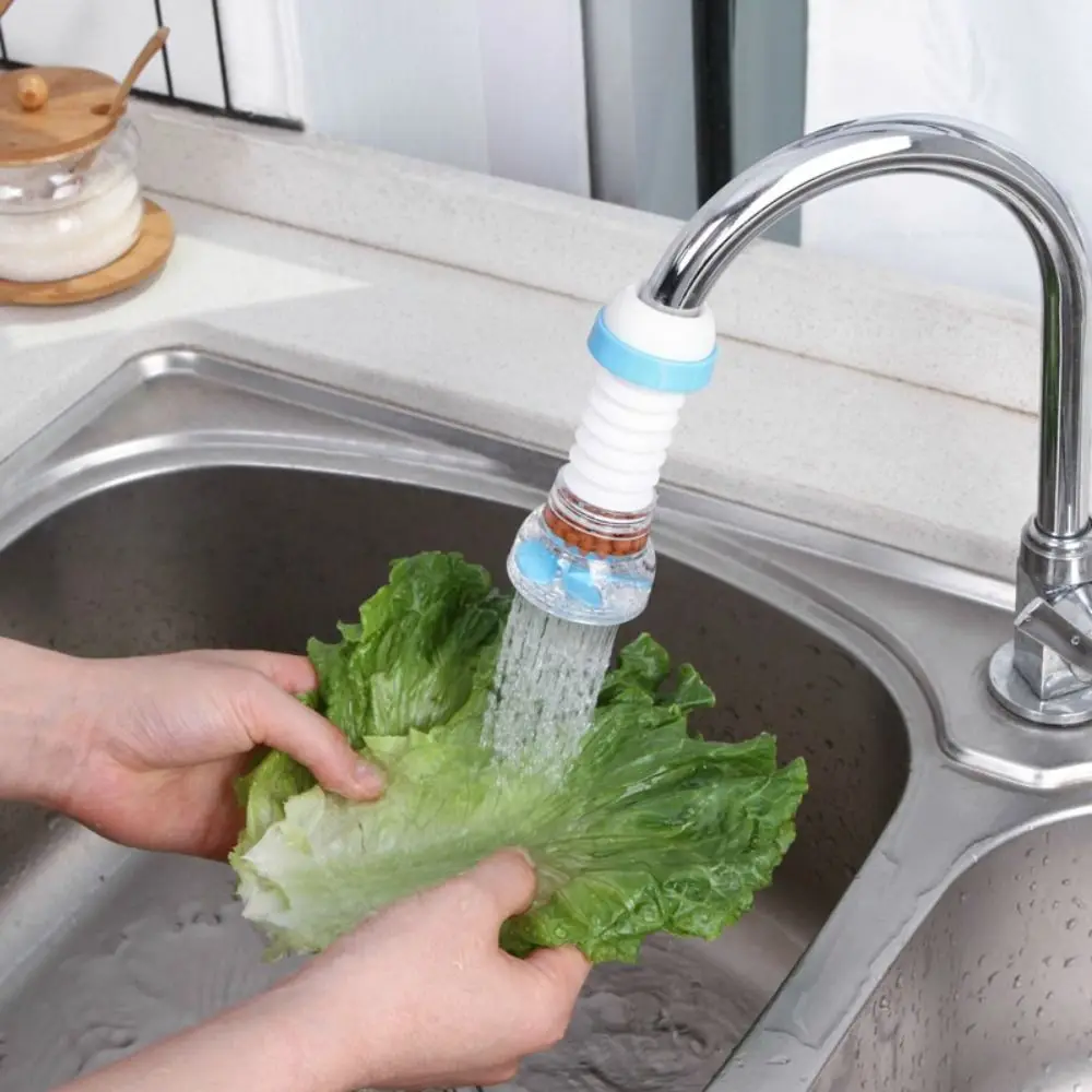 1Pcs Water Purifier Anti-Splash Rotary Bathroom Accessories Economizer Faucet Bubbler Faucet Extender Faucet Nozzle Adapter